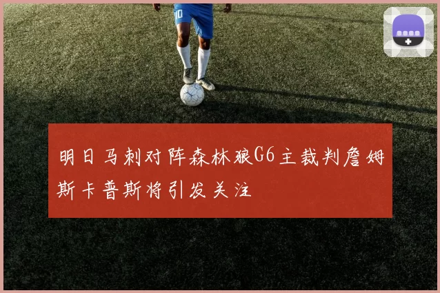 明日马刺对阵森林狼G6主裁判詹姆斯卡普斯将引发关注